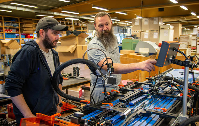  Har investert i en ny limemaskin