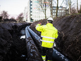 Rekordproduksjon av fjernvarme i fjor