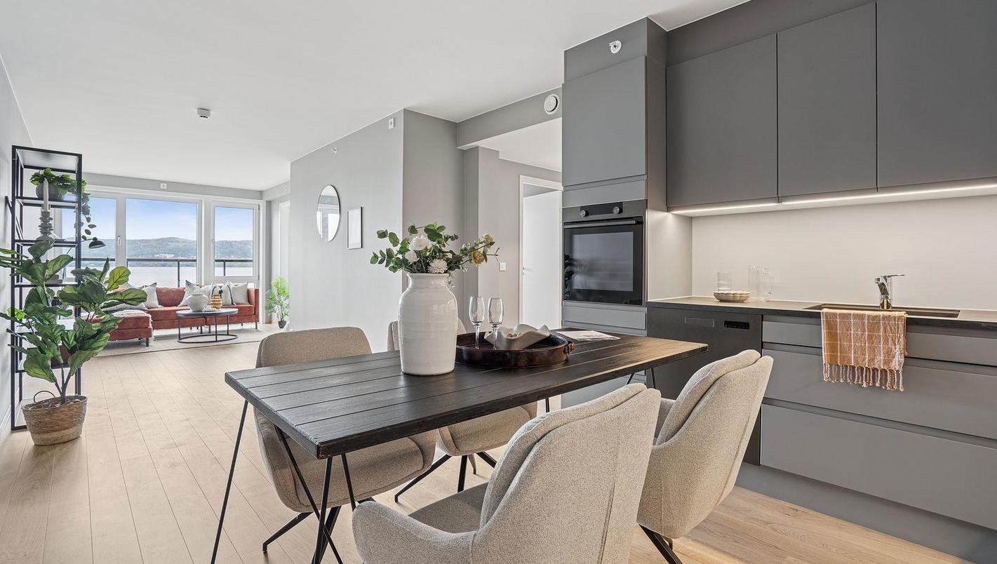 Stue + balkong bygg A