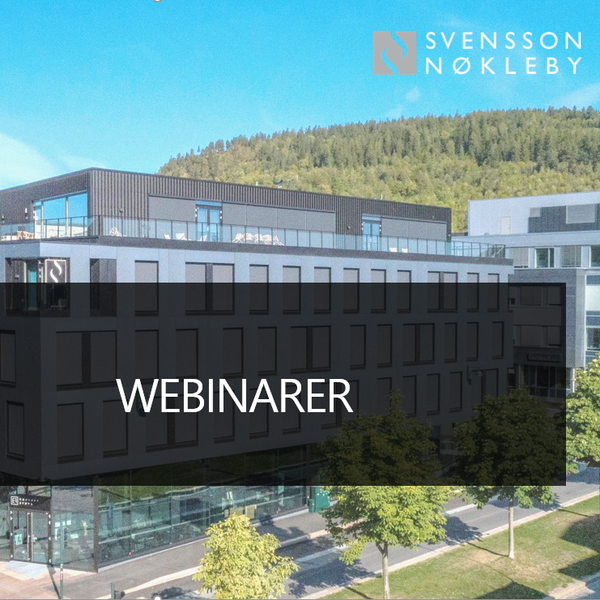 Se opptak av våre webinarer