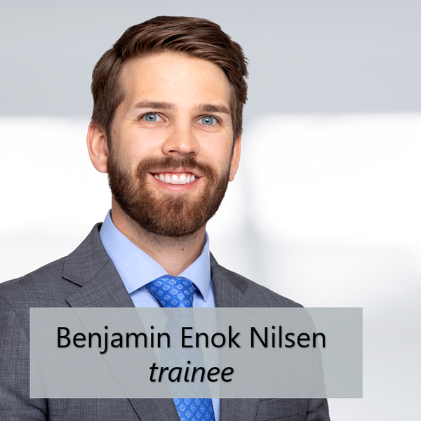 Portrettet: trainee Benjamin Enok Nilsen