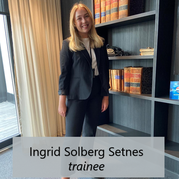 Portrettet: Ingrid Solberg Setnes (trainee)
